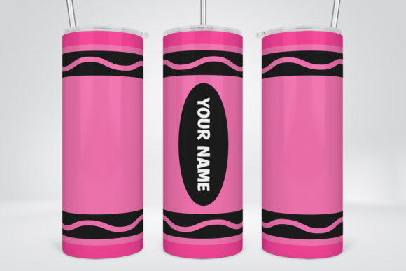 Back to School Crayon 20Oz Tumbler Wrap