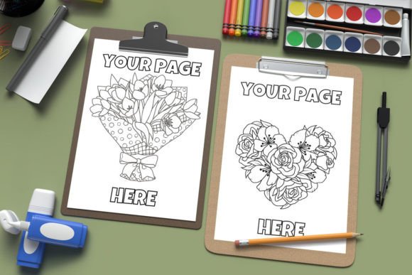 Back to School Pages Mockup: A Creative Tool for Artists and Designers