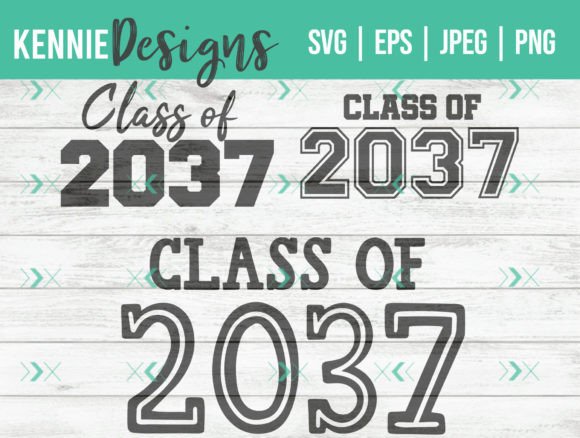 Class of 2037 Back to School Kinder SVG