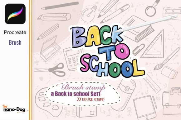 Element Back to School Set Brush Stamps: A Creative Tool for Digital Artists