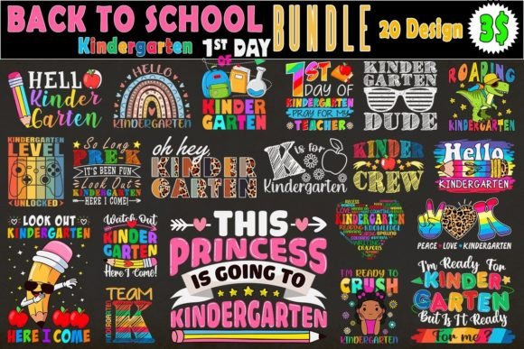Kindergarten Back to School SVG Bundle: A Comprehensive Resource for Educators and Parents