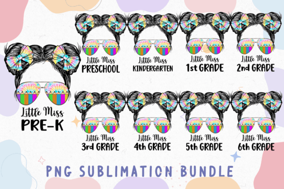 Little Miss Back to School PNG Bundle: A Must-Have for Creative Entrepreneurs