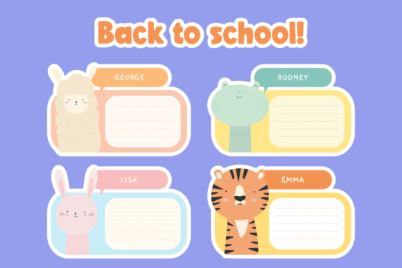 Printable Back to School Label Sticker: A Smart Solution for Organizing Your Child’s Essentials