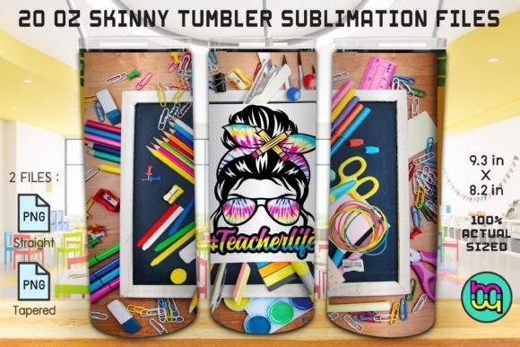 Teacher Dye Tie Back School Supplie 20oz: A Creative Solution for Custom Tumbler Design