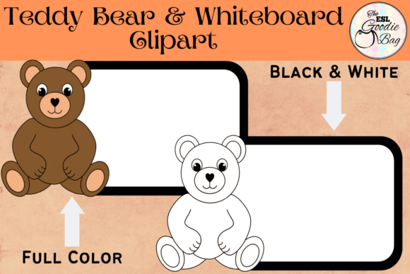 Teddy Bear with Whiteboard Clipart: A Versatile Tool for Creative Projects